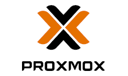 proxmox company logo black and orange